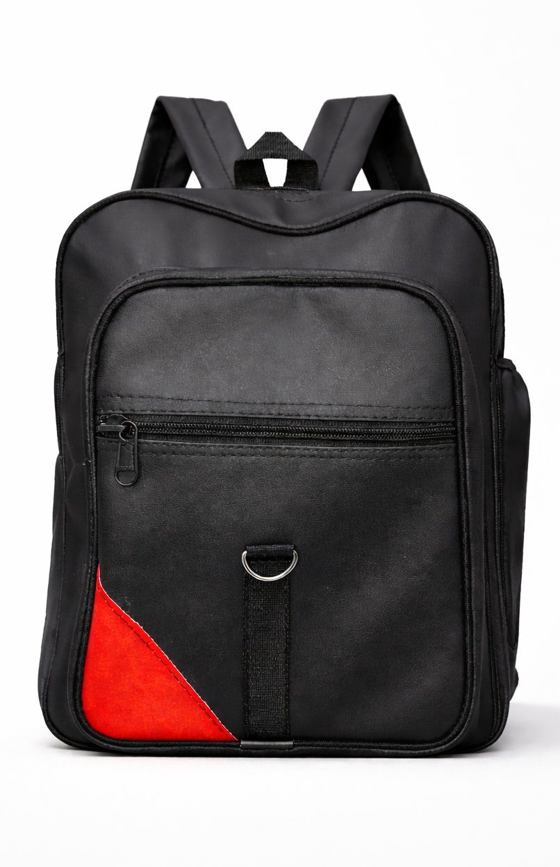 JivaKart Waterproof 20L School Bag | 14 Inch Rexine Backpack for Boys & Girls